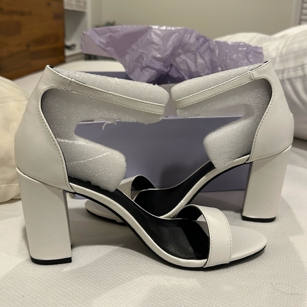 NWT Madden Girl White Block Heels